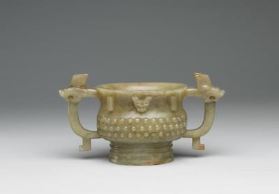 图片[3]-Jade gui-shaped incense burner with knob pattern, Ming dynasty (1368-1644)-China Archive